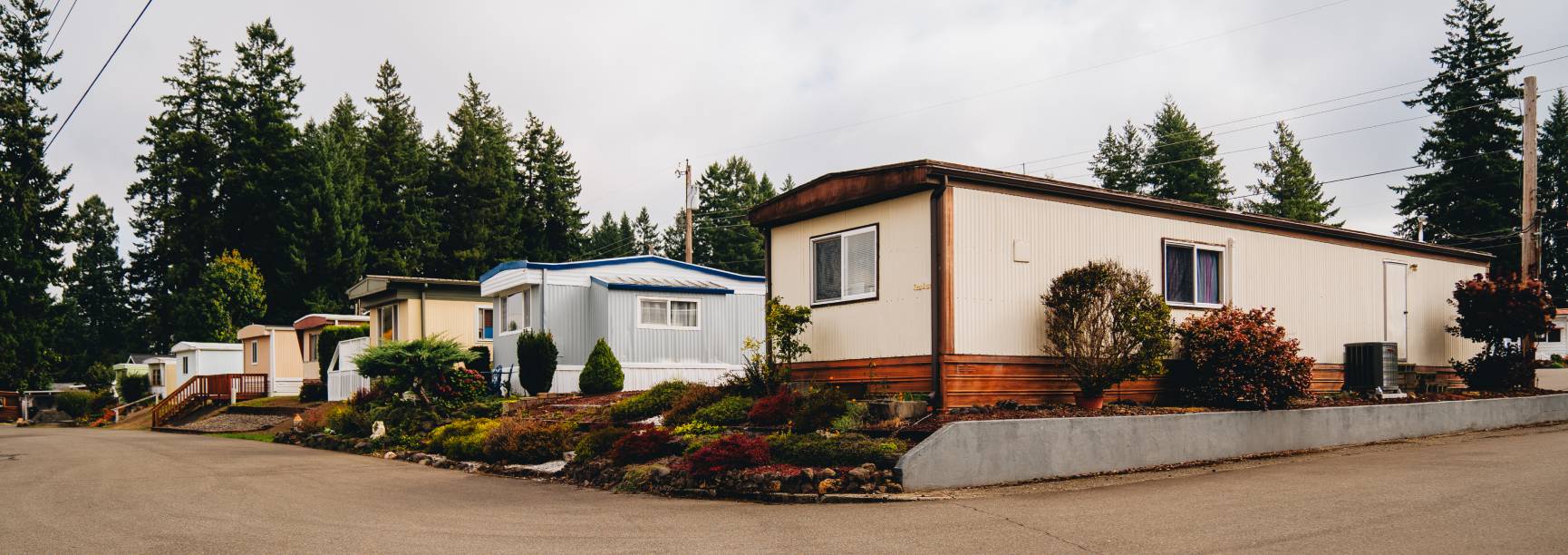 Photo of manufactured houses